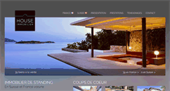 Desktop Screenshot of house-immobilier.ch